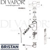 Bristan Bidet Mixer Pop-Up Waste Spares